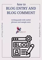 Vorschau - Merkblätter - How to write a blog entry or a blog comment - Deckblatt