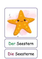 Vorschau - Spiele - XXL Lesekarten/Bildkarten Tiere im Wasser Einzahl und Mehrzahl - DaZ/DaF, Deutsch (Grundschule) - Seite 3