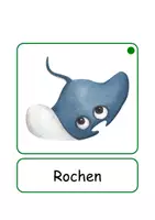 Vorschau - Spiele - XXL Lesekarten/Bildkarten Tiere im Wasser Silben - DaZ/DaF, Deutsch (Grundschule) - Seite 2