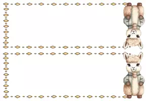 Vorschau - Präsentationen/Tafelbilder - 🦙 Namensschilder „Lamaklasse / Alpakaklasse“ | 8 Varianten – farbig & schwarz-weiß | Schulstart, Einschulung & Klassendeko Grundschule - Seite 2