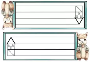 Vorschau - Präsentationen/Tafelbilder - 🦙 Namensschilder „Lamaklasse / Alpakaklasse“ | 8 Varianten – farbig & schwarz-weiß | Schulstart, Einschulung & Klassendeko Grundschule - Seite 3