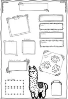 Vorschau - Arbeitsblätter - Steckbriefe Alpakaklasse/ Lamaklasse 🦙 – Kennenlernmaterial Grundschule mit dem Klassentier Alpaka oder Lama 🦙 - Seite 1