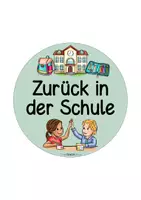 Vorschau - Stationenlernen - Legekreis - Zurück in der Schule / Schulbeginn - Seite 1