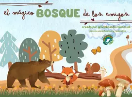 Vista previa - Refuerzo / NEE / Materiales de apoyo - Libro: "El mágico bosque de los amigos" Libro Mindfulness - Portada