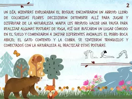 Vista previa - Refuerzo / NEE / Materiales de apoyo - Libro: "El mágico bosque de los amigos" Libro Mindfulness - página 2