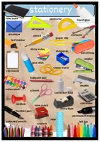 Vorschau - Spiele - I have ... Who has ...? - STATIONERY / SCHOOL THINGS - Spiel und Merkblatt - Seite 2