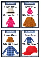 Vorschau - Spiele - I have ... Who has ...? CLOTHING / KLEIDUNG - Spiel und Merklblatt - Seite 3