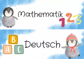 Vorschau - Präsentationen/Tafelbilder - Tagestransparenz Pinguin (1.-4. Klasse) - Seite 1