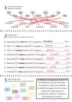 Vorschau - Arbeitsblätter - Arbeitsblätter Spanisch Zahlen bis 100 - los números 1-100 - Seite 3