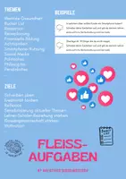 Vorschau - Arbeitsblätter - FLEISSAUFGABEN / 90+ Aufgaben, um Schüler*innen zu fördern - Deckblatt