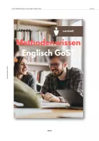 Vorschau - Arbeitsblätter - Lernheft zum Austeilen: Englisch Operatorenübersicht & Methodenwissen - Seite 1