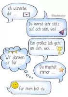 Vorschau - Poster - Warme Dusche - Sprechblasen + Satzanfänge / Grundschule Wertschätzung - Seite 3