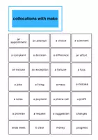 Vorschau - Anderer Materialtyp - English lesson, Collocations with make and do - Seite 1
