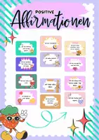 Vorschau - Poster - Positive Affirmationen Grundschule - Deckblatt