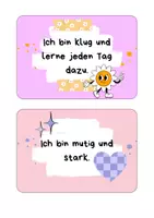 Vorschau - Poster - Positive Affirmationen Grundschule - Seite 1