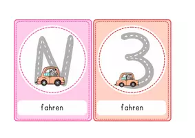Vorschau - Stationenlernen - Stationenschilder Buchstabenweg, Buchstabeneinführung, Zahlenweg + Clipart - Seite 3