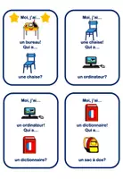 Aperçu - Jeux - Jeu de Vocabulaire J'ai Qui A thème à l'école - Page 2