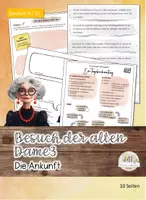 Vorschau - Arbeitsblätter - Besuch der alten Dame 3: Die Ankunft - Deckblatt