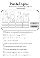 Vorschau - Arbeitsblätter - 6 Logicals Hunde --> Lesetraining - Seite 3