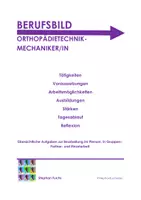 Vorschau - Arbeitsblätter - Berufsbild: Orthopädietechnik-Mechaniker/in - Deckblatt
