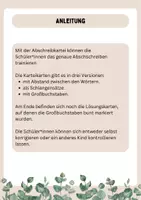 Vorschau - Aufgabenkarten - Abschreibkartei Waldbewohner - Seite 1