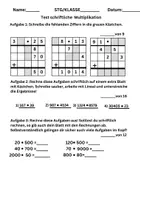 Vorschau - Test - Klassenarbeit : schriftliche Multiplikation - Seite 3