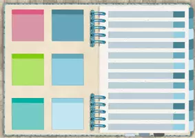 Vorschau - Anderer Materialtyp - Notizbuch blau liniert - Seite 2