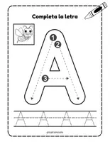 Vista previa - Hojas de trabajo - 2 - Pack Grafomotricidad - Letras - página 2