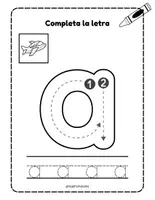 Vista previa - Hojas de trabajo - 2 - Pack Grafomotricidad - Letras - página 3