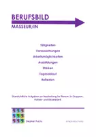 Vorschau - Arbeitsblätter - Berufsbild: Masseur/in - Deckblatt