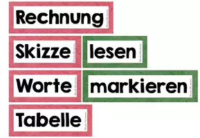 Vorschau - Poster - Sachaufgaben Merkwand - Möglichkeiten für Lösungen - Seite 3