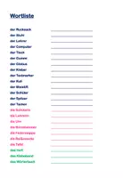 Vorschau - Arbeitsblätter - In der Schule Arbeitsblätter lesen und verbinden für DAF - Seite 2