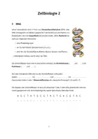 Vorschau - Unterrichtsreihen - Biologie: Kapitel Zellbiologie 2 (Zellkern, DNA und Mitose) - Seite 1
