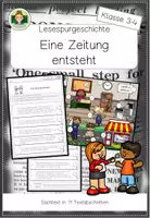 Vorschau - Arbeitsblätter - Die Zeitung: Lesespurgeschichte zur Entstehung einer Zeitung (Deutsch Grundschule Klasse 3-4) - Seite 1