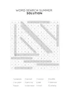 Vorschau - Arbeitsblätter - Summer - Word Search / Suchsel / Wortgitter / Englisch 4-6 / Spiel Sommerferien - Seite 3