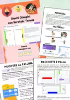 anteprima - Materiale interattivo - Giochi olimpici con Scratch: Tennis - Pagina di copertina