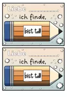 Vorschau - Mal- und Bastelvorlagen - Willkommensgruß "Du bist toll" für den Schulanfang - Seite 1