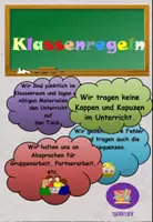 Vorschau - Poster - Klassenregeln - Deckblatt