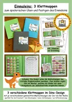 Vorschau - Spiele - Einmaleins: 3 Klettmappen - Deckblatt