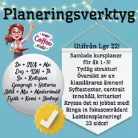 förhandsvisning - Planeringsverktyg alla ämnen åk 1-3 - försättsblad