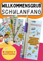 Vorschau - Anderer Materialtyp - Willkommensgruß Schulstart nach den Sommerferien / Willkommensgeschenk / Klasse 2-6 - Deckblatt