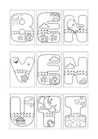 anteprima - Altro tipo di materiale - CARTELLONE BENVENUTI (lettere A4 verticale) - Pagina 1