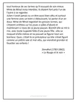 Aperçu - Feuilles d'exercices - Compréhension de lecture - Le Rouge et le noir (Stendhal) - Page 2