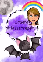 Vorschau - Präsentationen/Tafelbilder - Fledermausklasse Regeln - Deckblatt