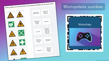Vorschau - Spiele - Physik/Chemie/Bio – Sicherheitseinrichtungen & Warnsymbole: 4 interaktive Spiele fürs Tablet - Seite 3