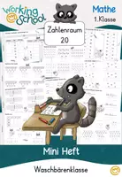 Vorschau - Arbeitsblätter - Waschbärklasse | Waschbärenklasse | Zahlenraum 20 | addieren & subtrahieren - Deckblatt