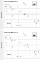 Vorschau - Arbeitsblätter - Waschbärklasse | Waschbärenklasse | Zahlenraum 20 | addieren & subtrahieren - Seite 2
