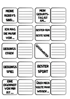 Vorschau - Mal- und Bastelvorlagen - Steckbrief zum Schuljahresanfang - Seite 3