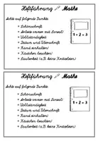 Vorschau - Arbeitsblätter - Heftführung Mathematik Note für Schrift und Gestaltung - Seite 2