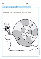 Aperçu - Feuilles d'exercices - Apprendre la Table de 5 - Cartes, Fiches et PowerPoints - Page 2